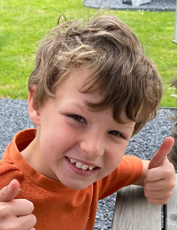 Model Kindermodel met bruin haar emiel