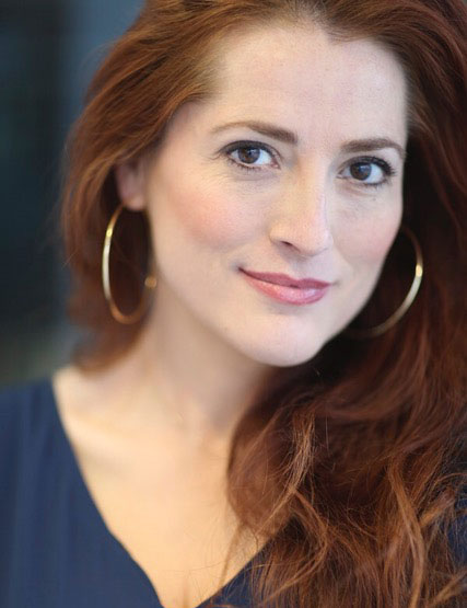 Vrouwelijk model met rood haar Erika