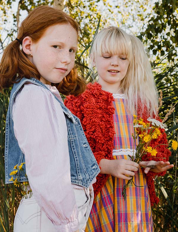 Kindermodel met oranje haar Eva V.