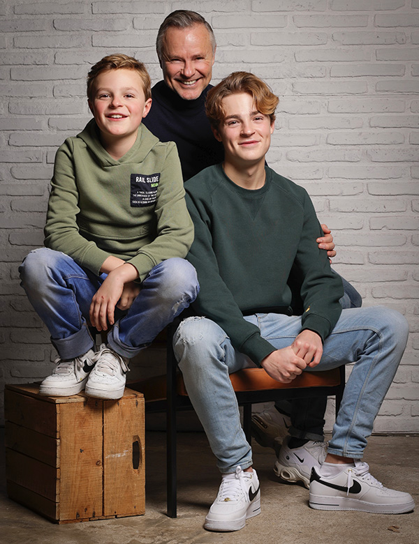 Kindermodel met blond haar Fabian