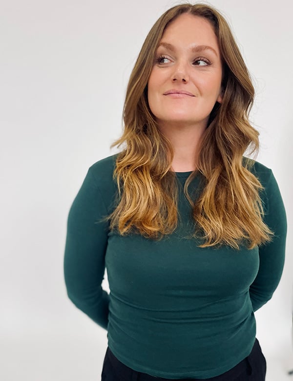 Vrouwelijk model met rood haar Fabienne V.