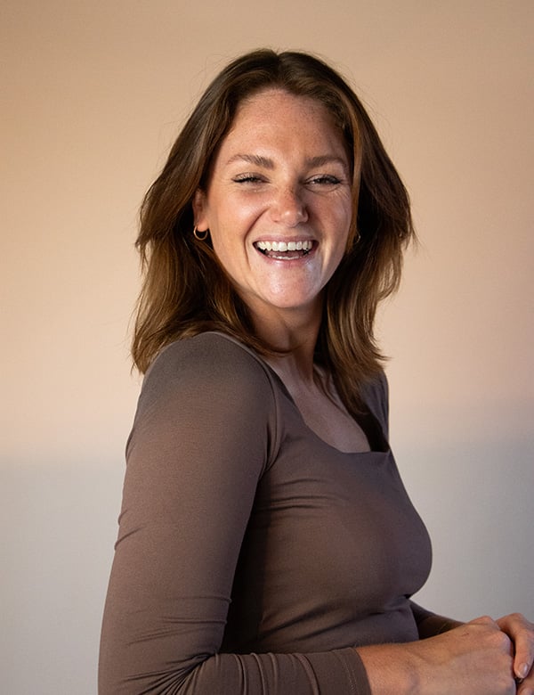 Vrouwelijk model met roodbruin haar Fabienne V.