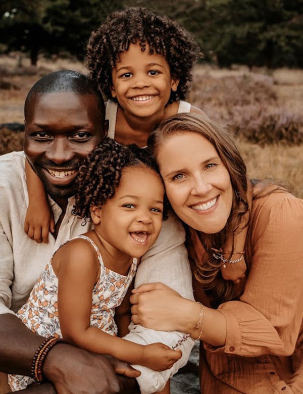 Modellen gezin met 4 leden familie aerts