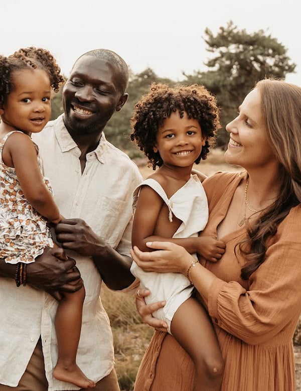 Modellen gezin met 4 leden familie Azantinlow