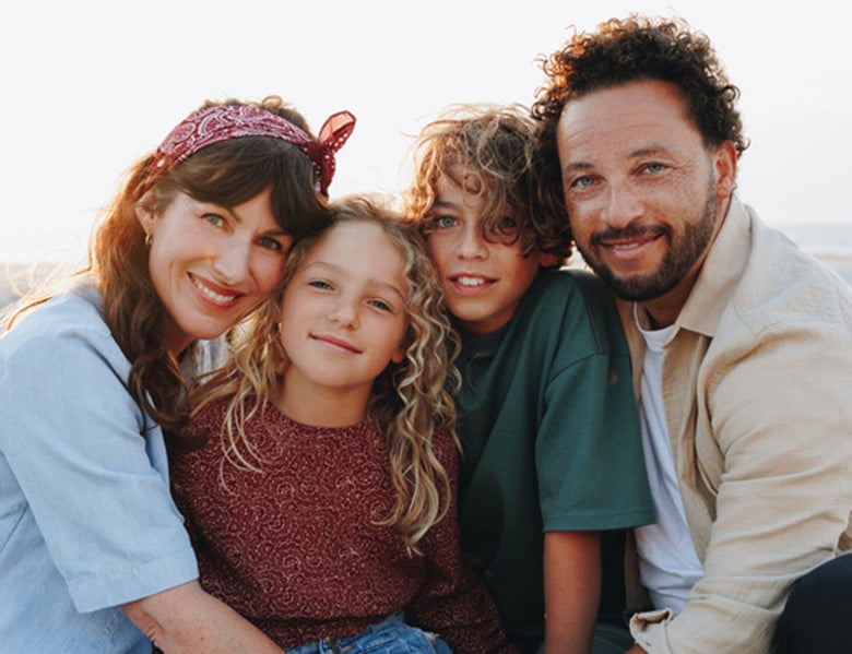 modellen gezin familie H.