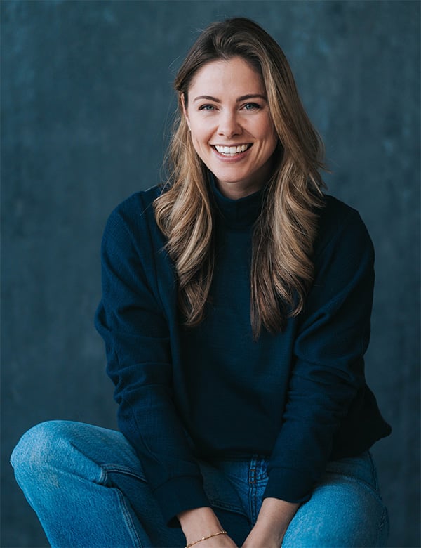 Vrouwelijk model met blond haar Fauve