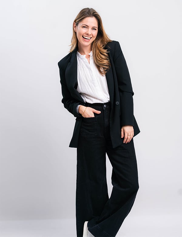 Vrouwelijk model met blond haar Fauve