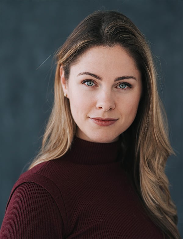 Vrouwelijk model met blond haar Fauve