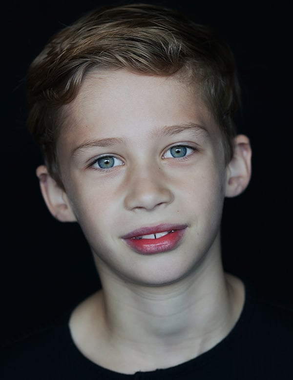 Kindermodel met blauwe ogen Finn S.
