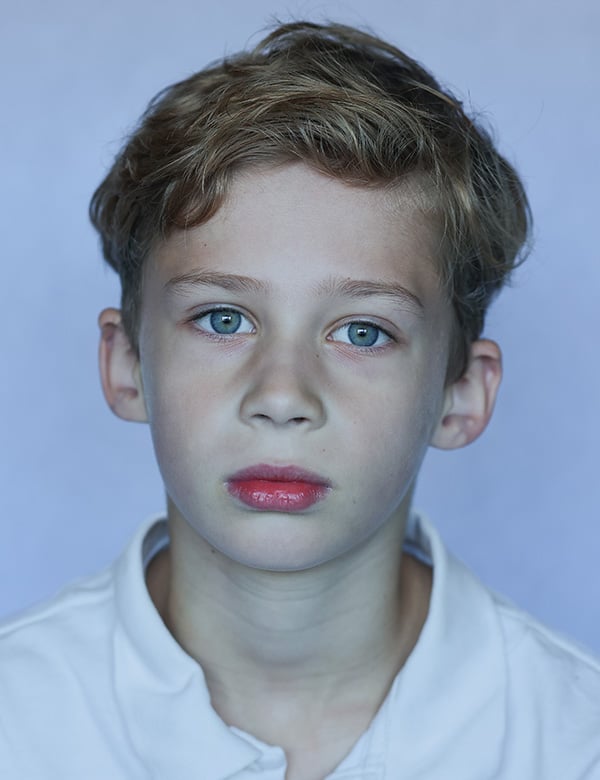 Kindermodel met blauwe ogen Finn S.