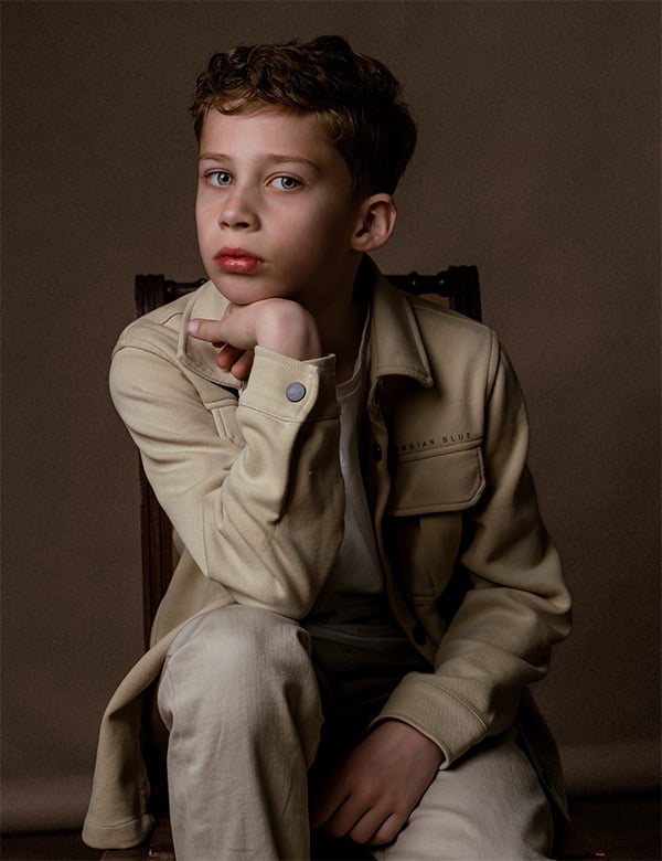 Kindermodel met blond haar Finn S.