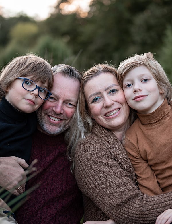 Kindermodel met blond haar Finn