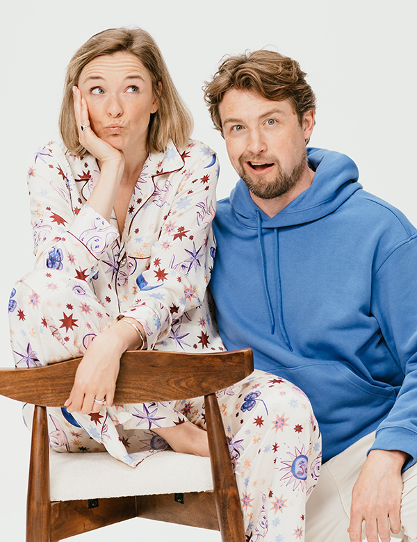 Modellen koppel Fleur & Michiel.