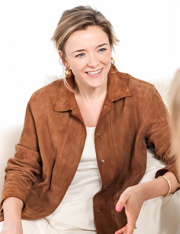 Vrouwelijk model met blond haar Fleur R.