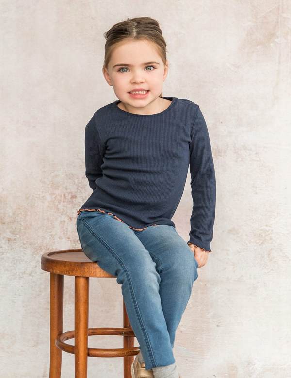 Kindermodel meisje met bruin haar Fleur