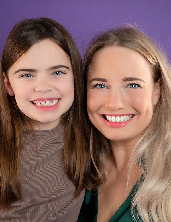 Kindermodel met bruin haar Fleur