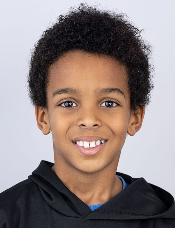 Kindermodel donker haar gabriel