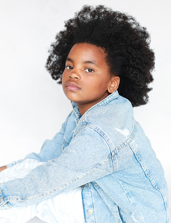 Kindermodel donker haar Genevieve