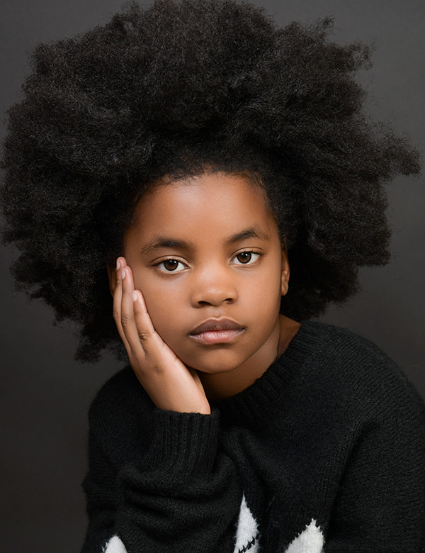 Kindermodel donker haar Genevieve