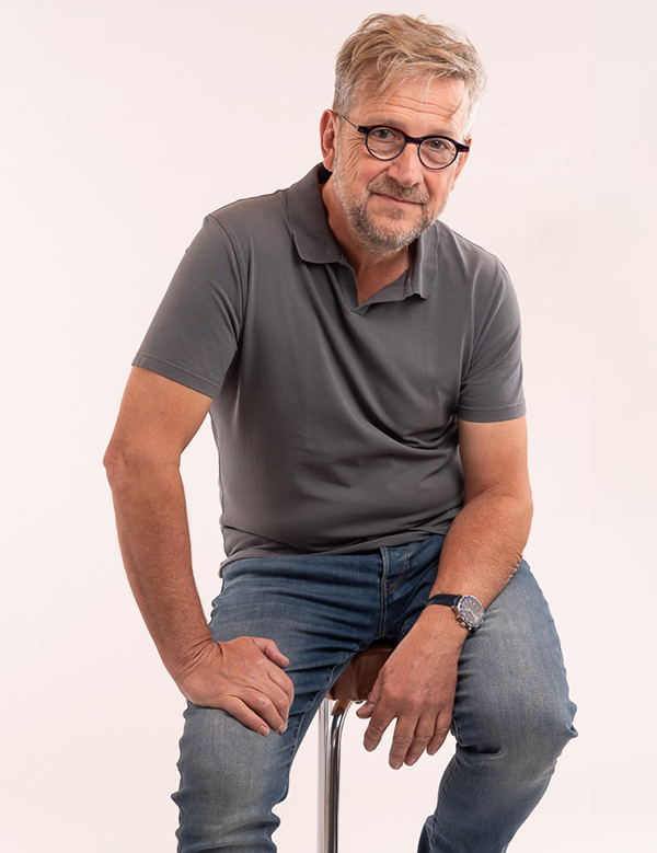 Mannelijk model met grijs haar Gerrit-Jan