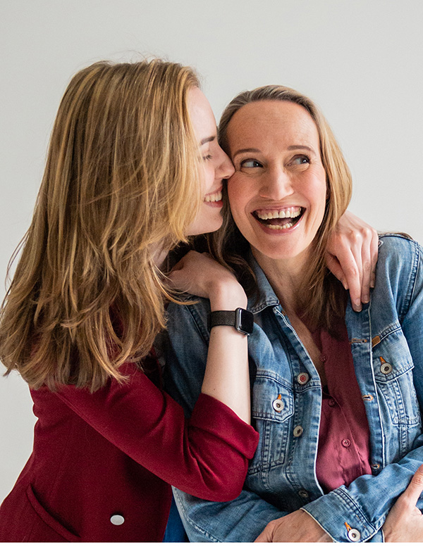Vrouwelijk model met donkerblond haar Hermien L.