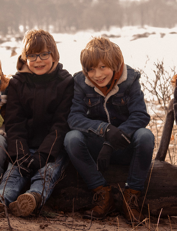 Kindermodel met bruin haar Aiden