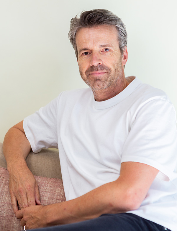 mannelijk model met grijs haar Ielke P.