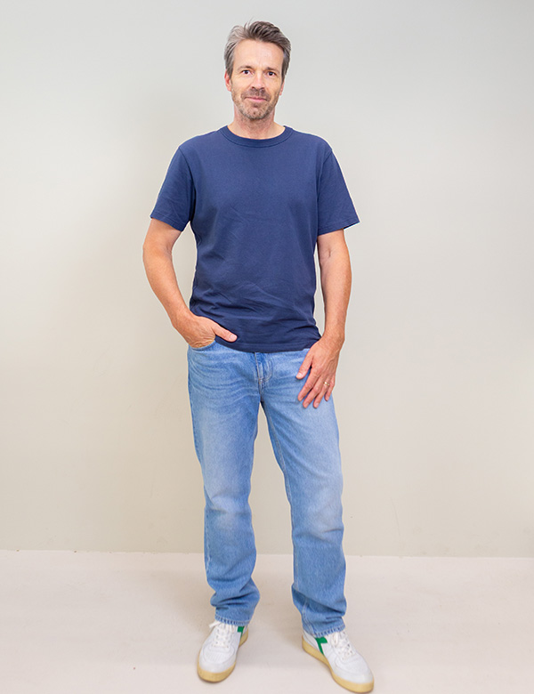 mannelijk model met grijs haar Ielke P.