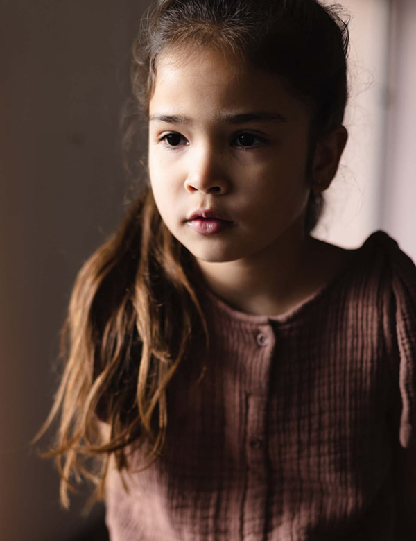 kindermodel bruin haar Ilana