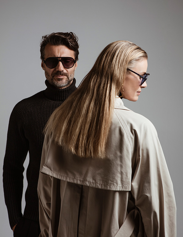 Vrouwelijk model met met blond haar Imke