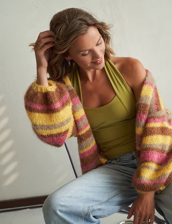 Vrouwelijk model met kort bruin haar Imke W.