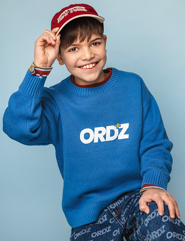 Kindermodel jongen met bruin haar Ismail