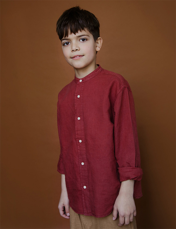 Kindermodel met bruin haar Ismail