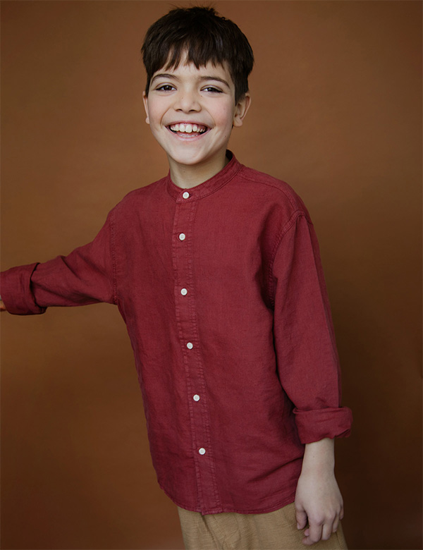 Kindermodel met bruin haar Ismail