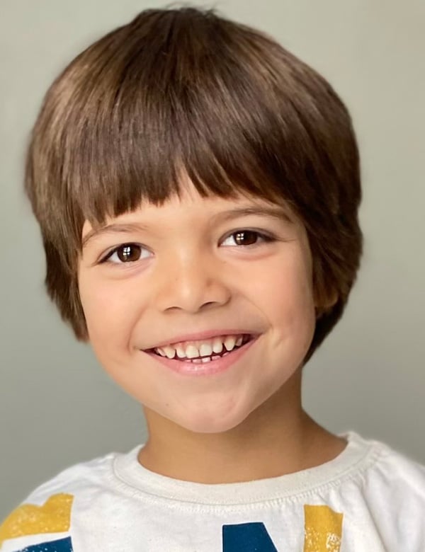 Model Kindermodel met bruin haar ismail