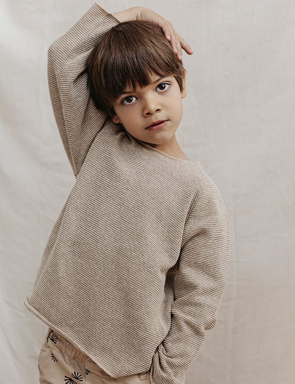 Kindermodel met bruin haar Ismail