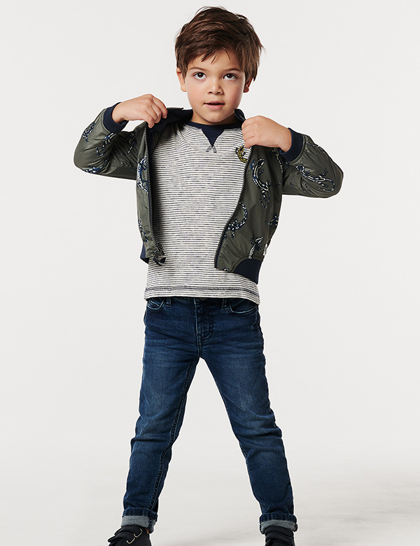 Kindermodel met bruin haar Ismail