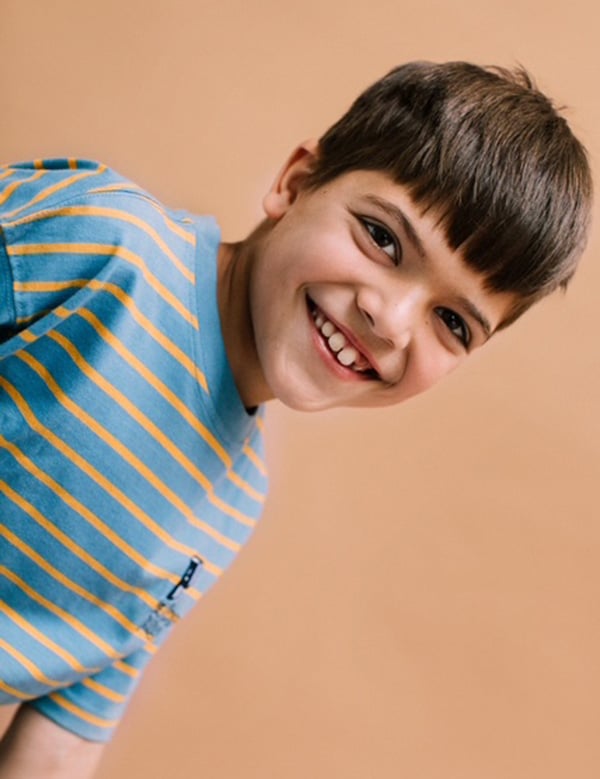 Kindermodel met bruin haar Ismail