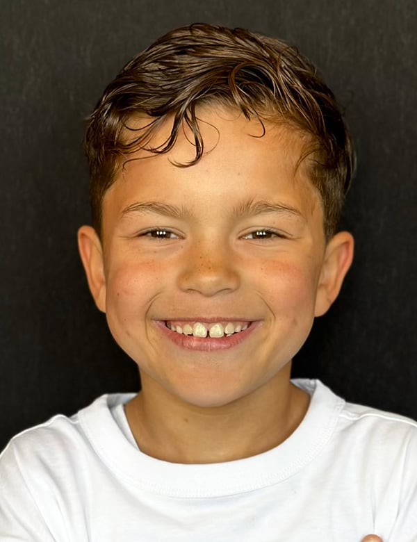 Model Kindermodel bruin haar jace
