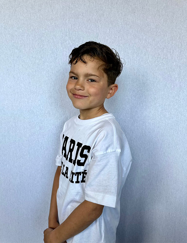 Kindermodel bruin haar Jace