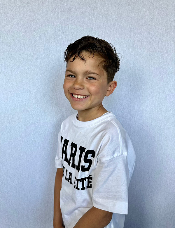 Kindermodel bruin haar Jace