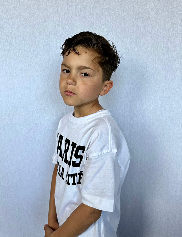 Kindermodel bruin haar Jace