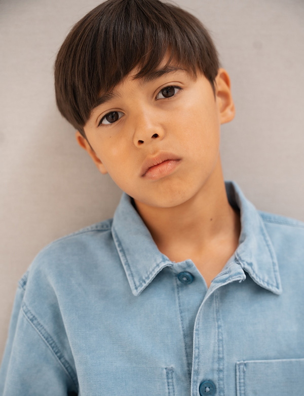 Kindermodel met bruin haar Jairo