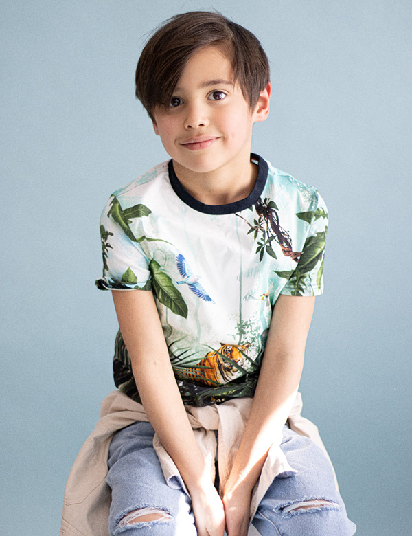 Kindermodel met bruin haar Jairo