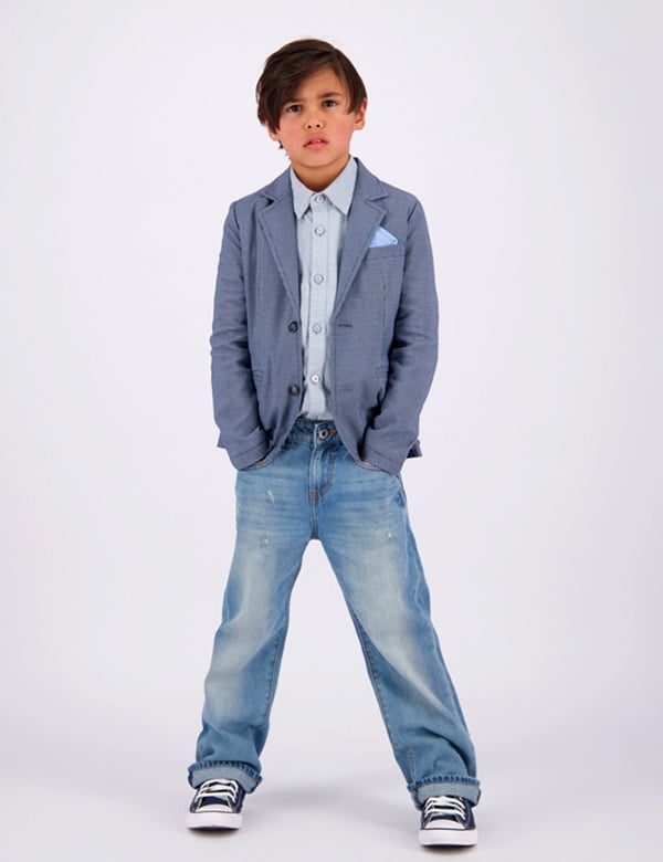 Kindermodel met zwart haar Jairo