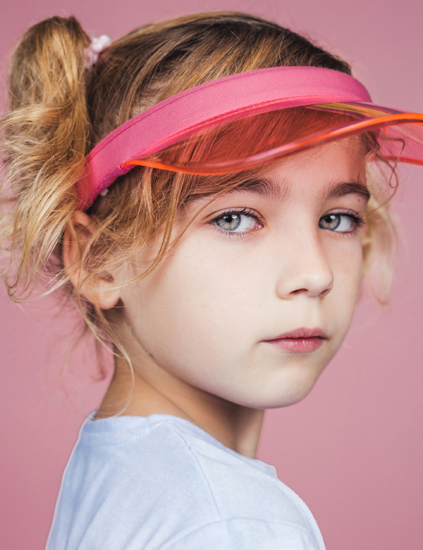 kindermodel met blond haar Jaydie
