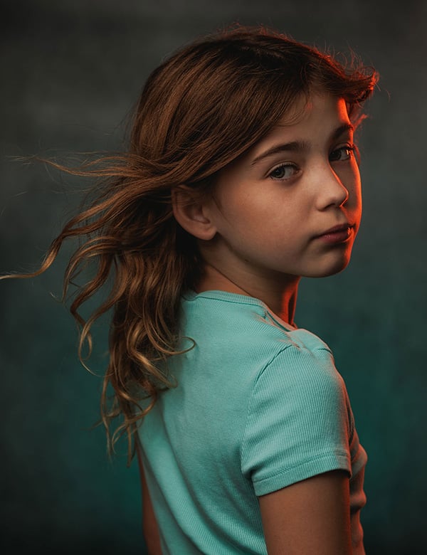 kindermodel met blond haar Jaydie