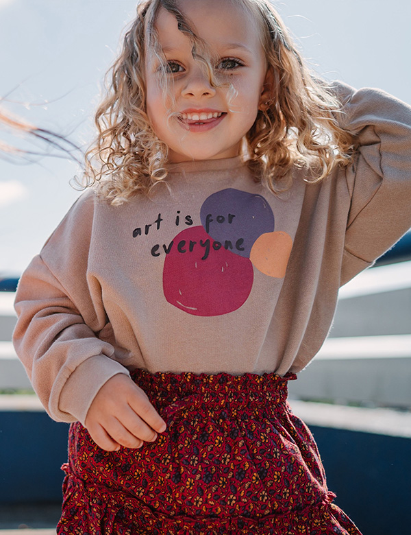 Kindermodel met krullen Jazz-Mae