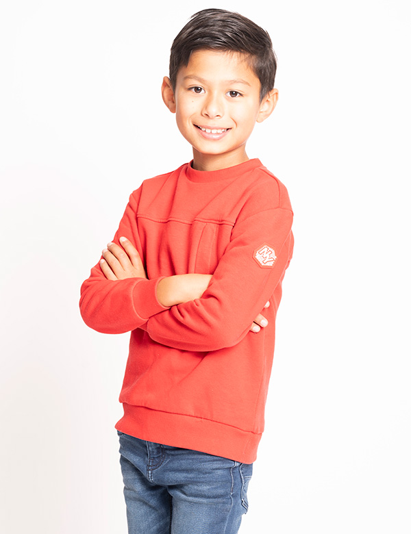 Kindermodel met bruin haar Jeremiah