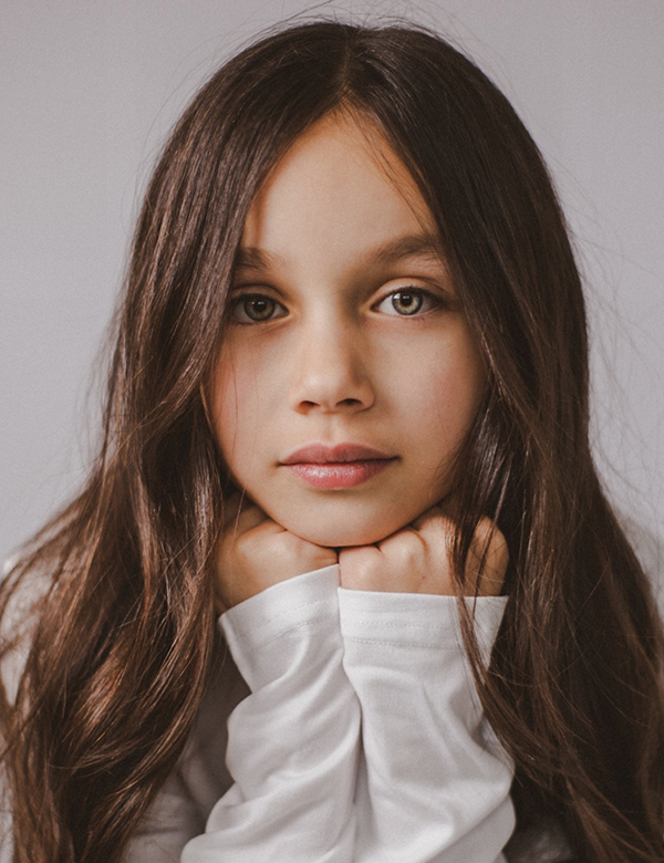 Model Kindermodel bruin haar jill v.